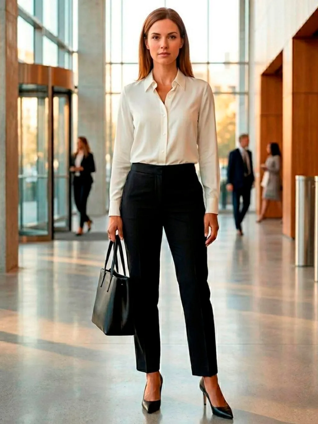 Calça Preta de Alfaiataria Cortelle - Tam. 40