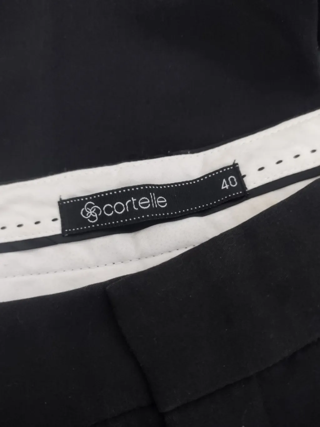 Calça Preta de Alfaiataria Cortelle - Tam. 40