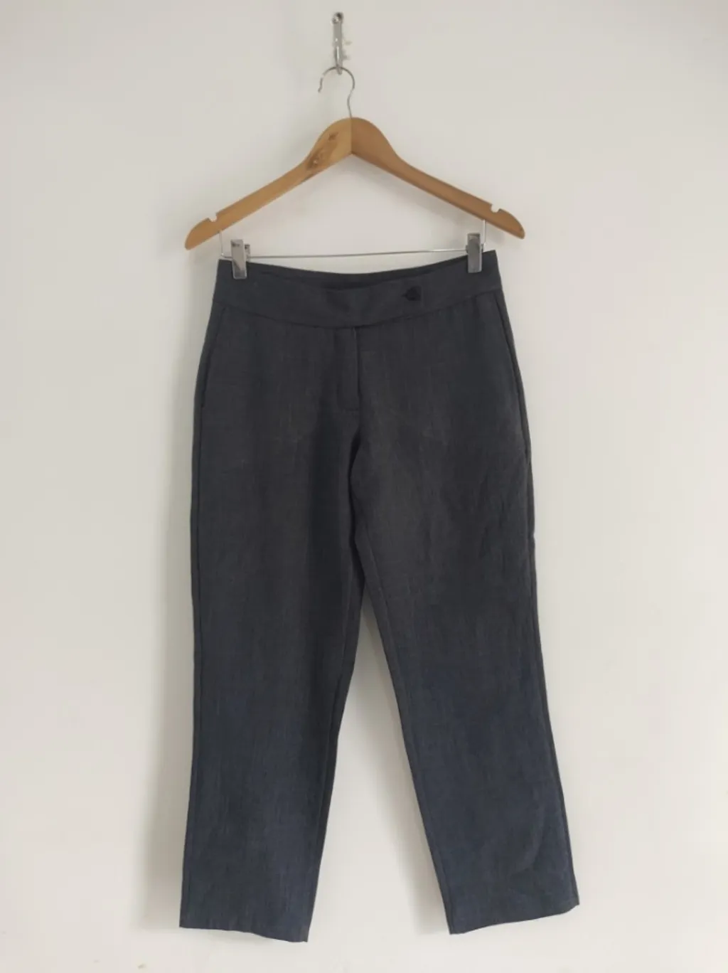 Conjunto Blazer e Calça de Alfaiataria Cinza Escuro - Tam. P