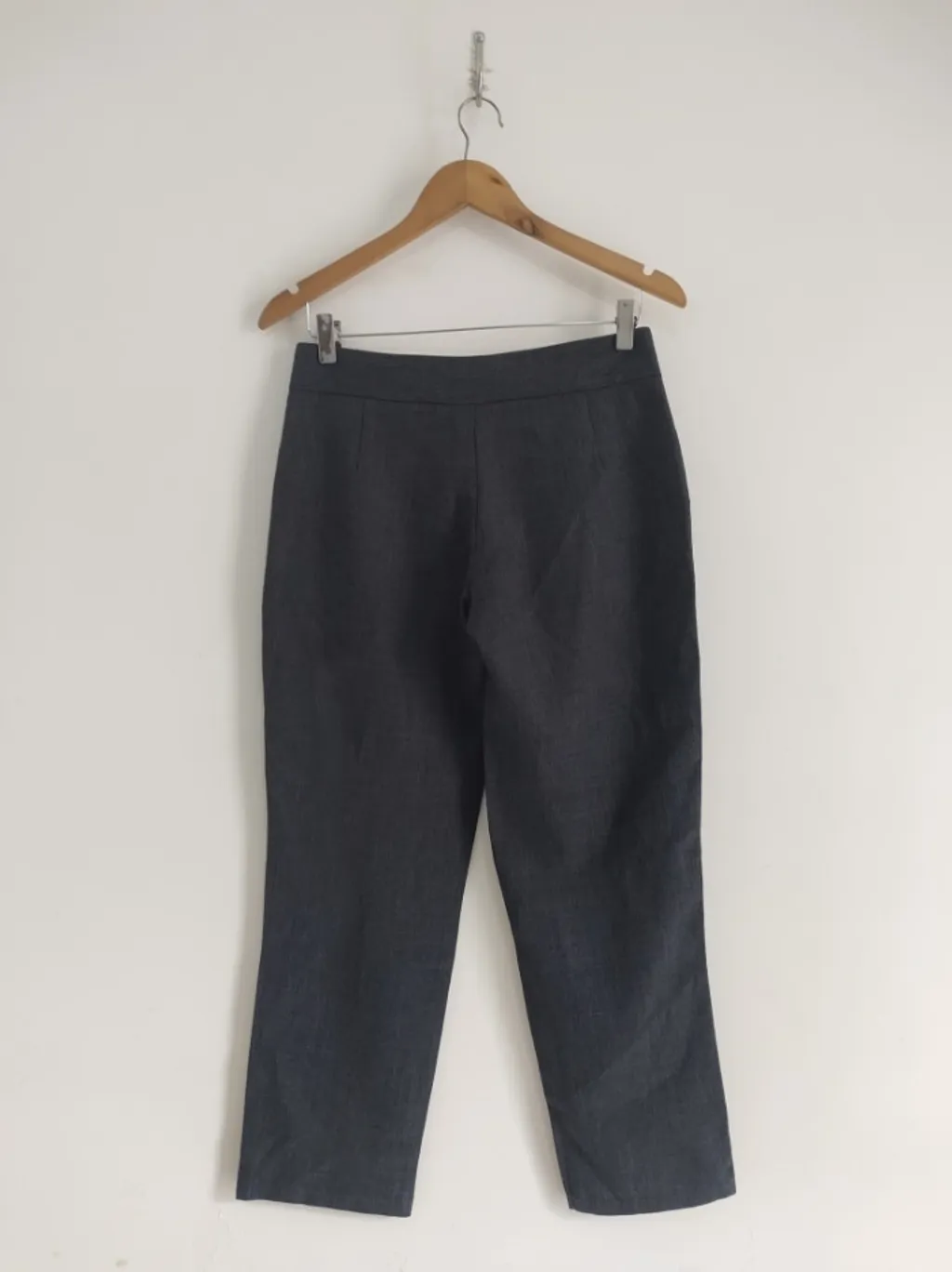 Conjunto Blazer e Calça de Alfaiataria Cinza Escuro - Tam. P