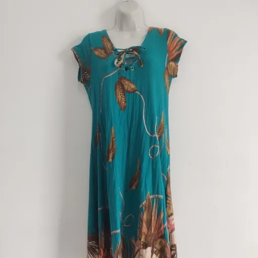 Vestido Estampado Midi - Tam. M