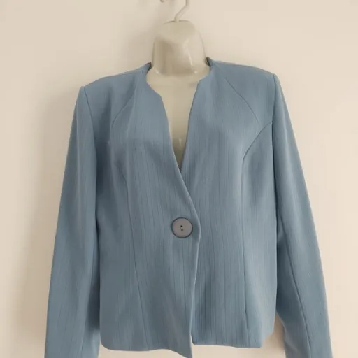 Blazer Azul Serenity Simulassão - Tam. M