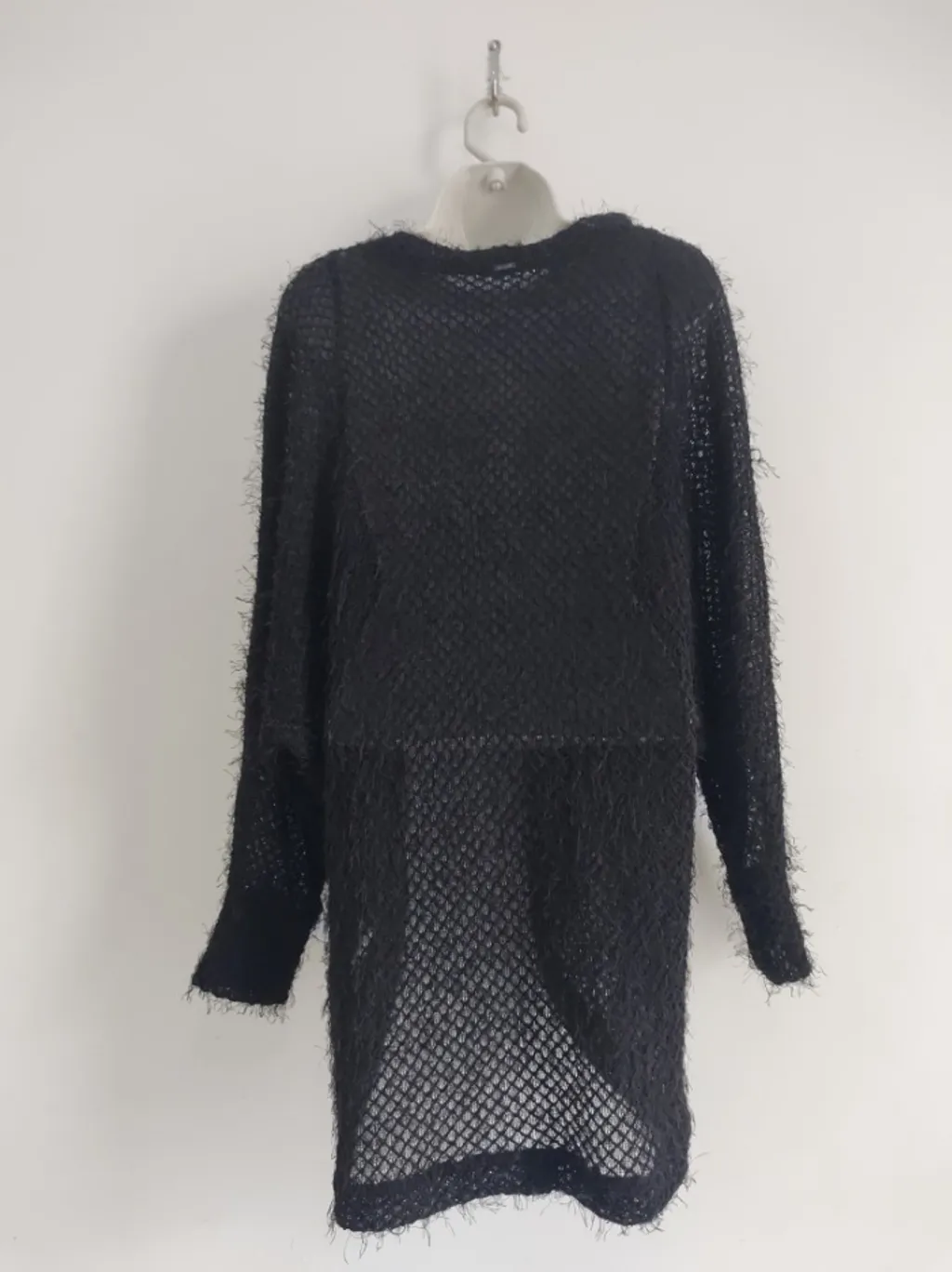 Cardigan Preto Felpudo - Tam. M