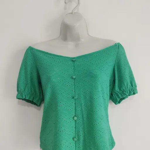 Blusa Ciganinha Verde - Tam. P