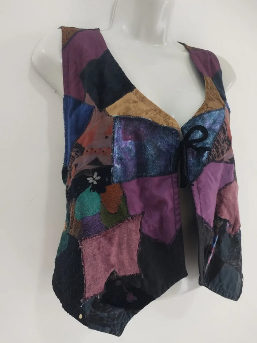 Colete Feminino Patchwork - Tam. M