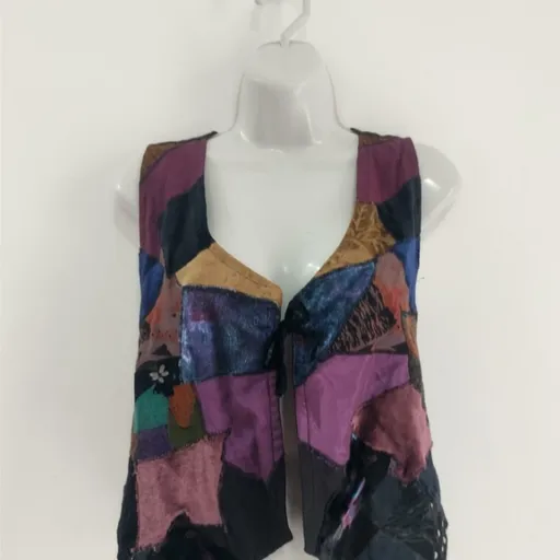 Colete Feminino Patchwork - Tam. M