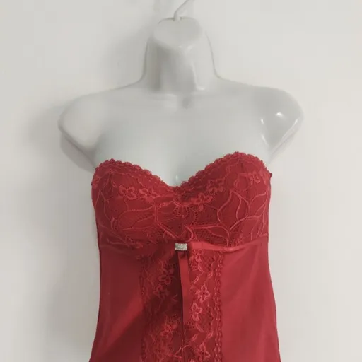 Corpete de Renda Vermelho Demillus - Tam. P