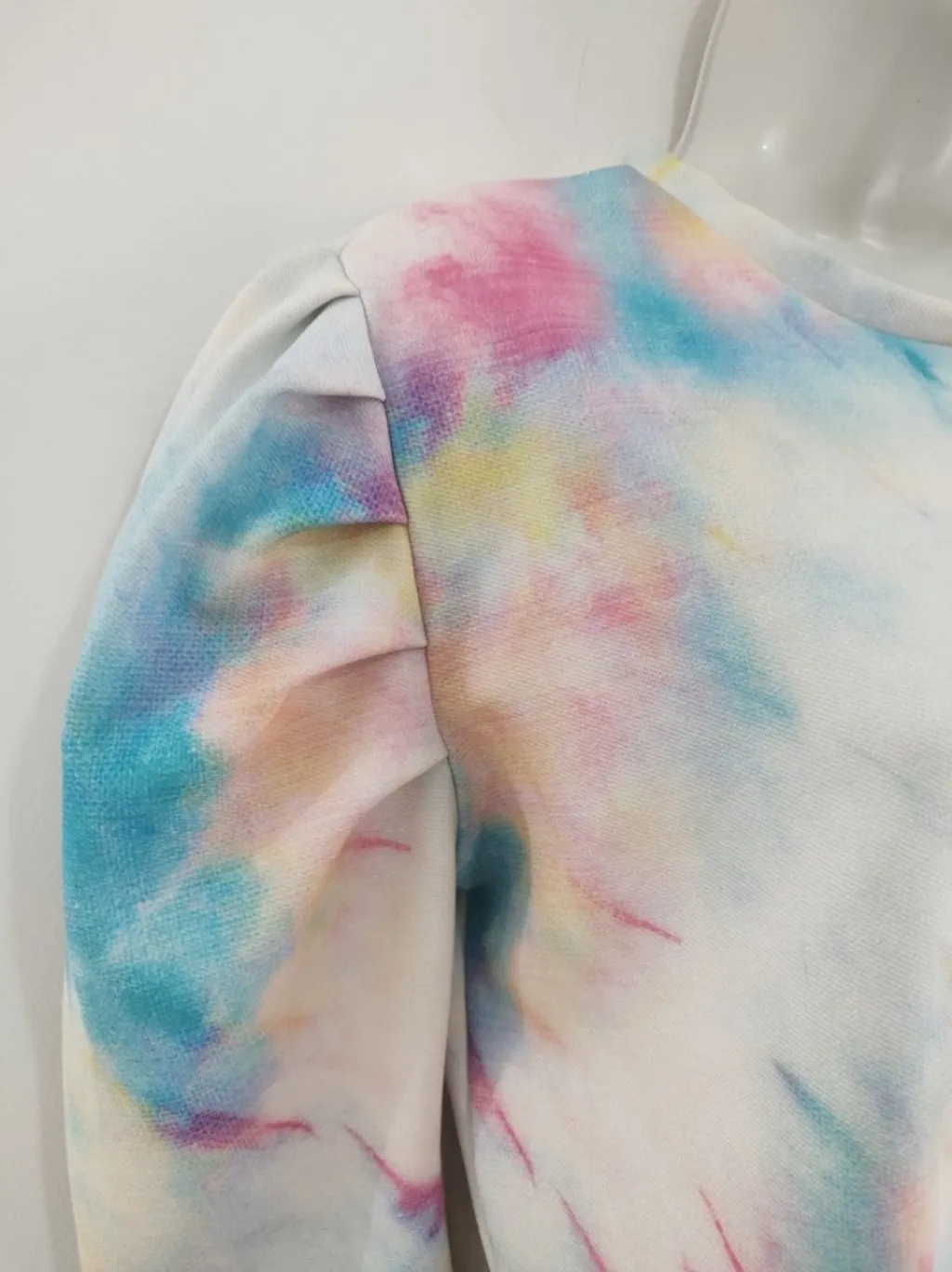 Blusa Manga Bufante Tie Dye - Tam. M