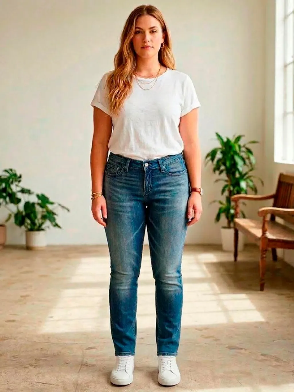 Calça Jeans LEVIS 528 Curvy Cut - Tam. 38