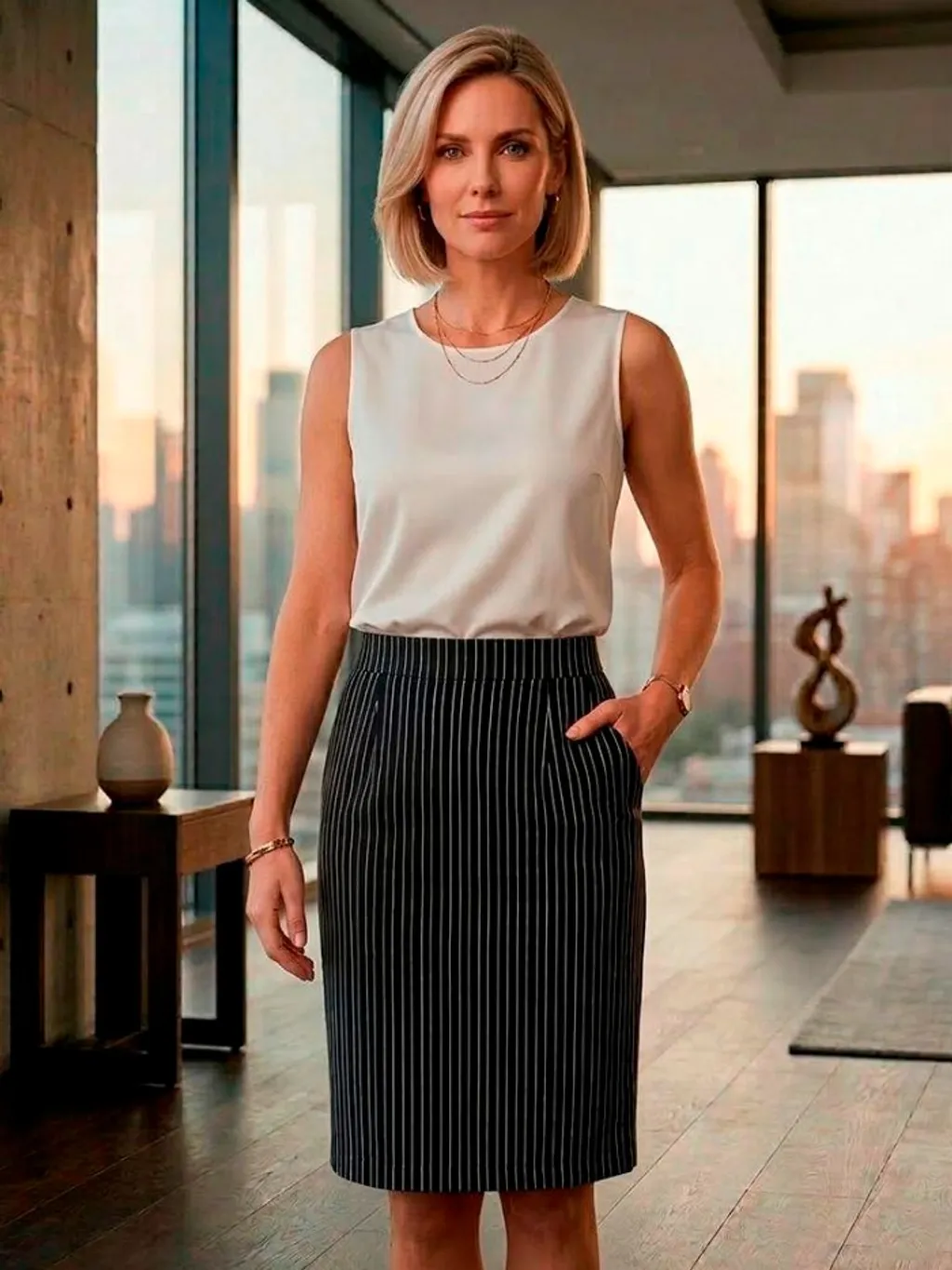 Saia de Alfaiataria Armani - Tam. P