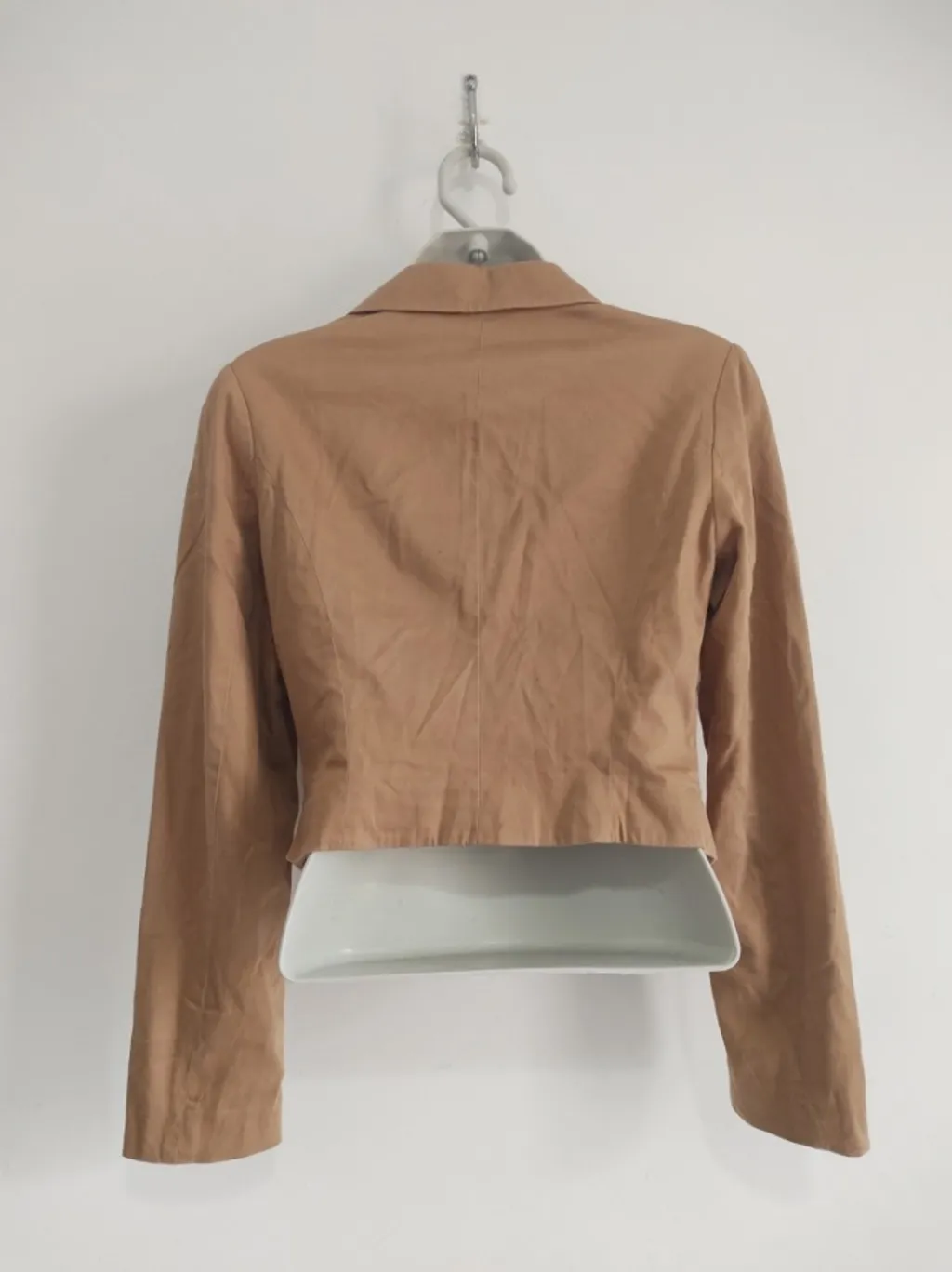 Blazer Cropped Bege - Tam. P