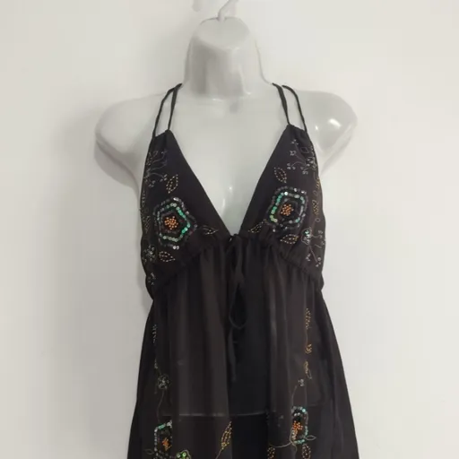 Regata Bordada Vintage - Tam. M