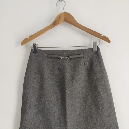 Saia Cinza de Alfaiataria - Tam. P