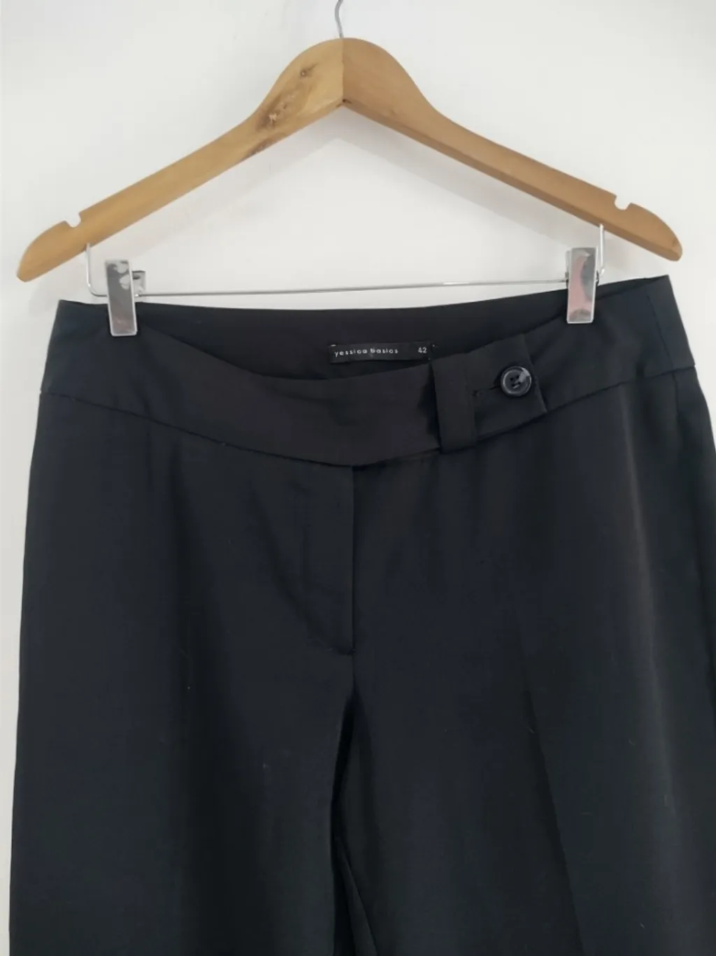 Calça Preta de Alfaiataria - Tam. 42