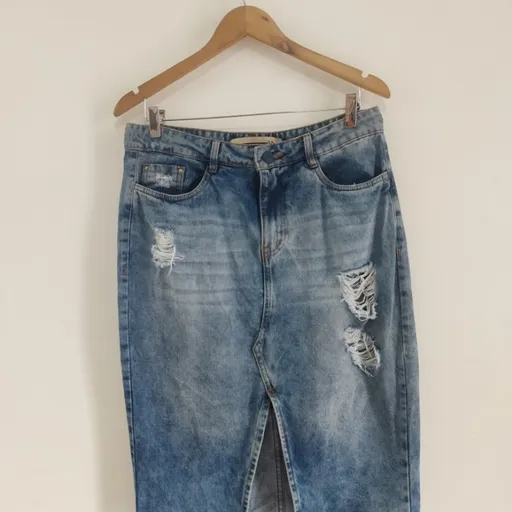 Saia Jeans Midi Vizzy - Tam. 42