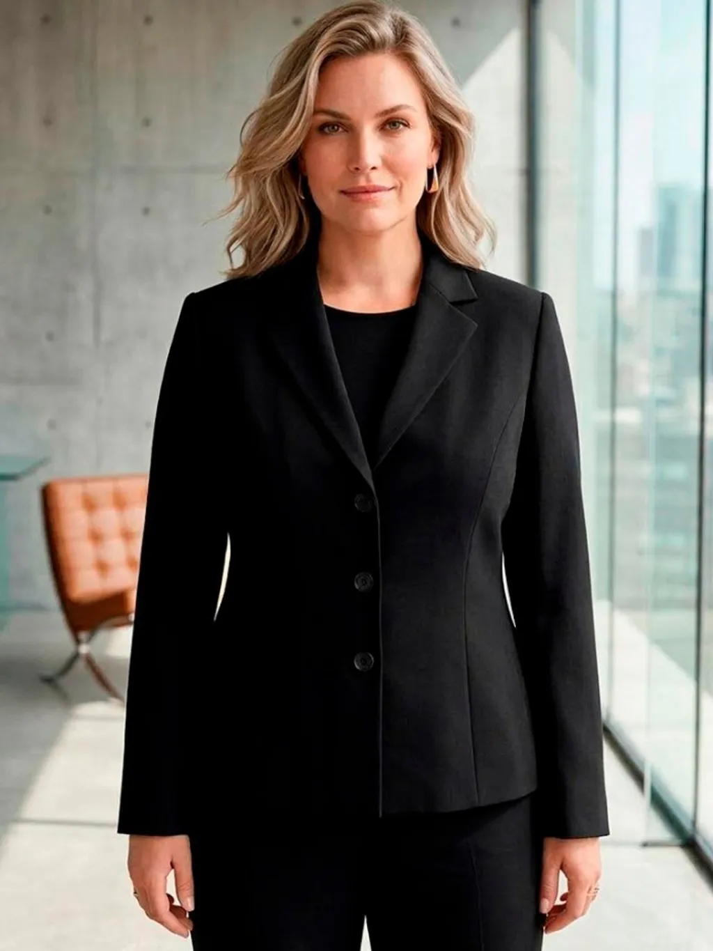 Blazer de Alfaiataria Preto - Tam. 44