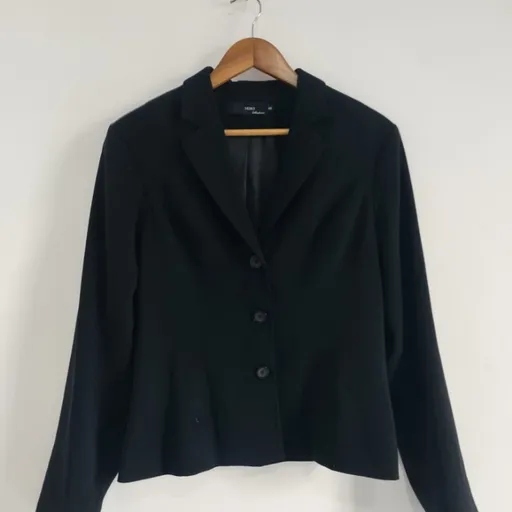 Blazer de Alfaiataria Preto - Tam. 44