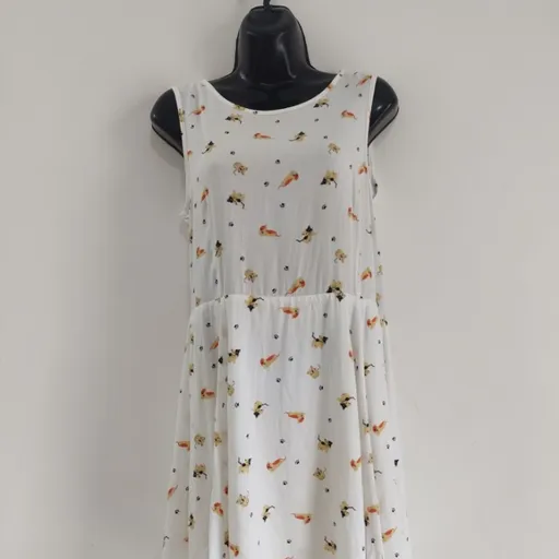 Vestido Estampa de Gatinhos - Tam. M