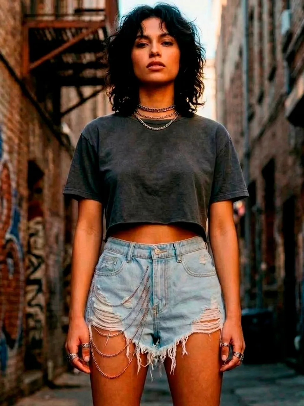 Shorts Jeans Corrente Shein - Tam. 36