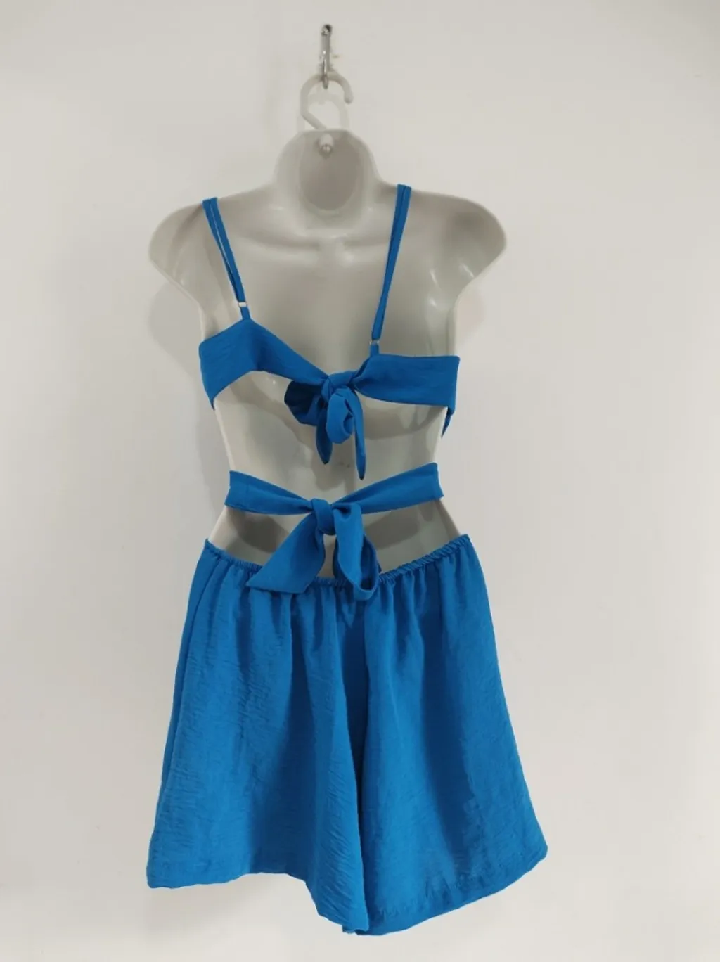 Macaquinho Azul Recortes - Tam. M