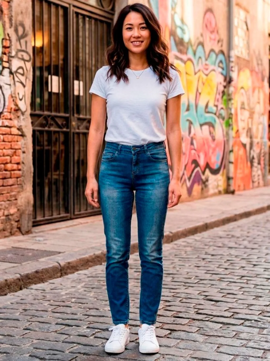 Calça Jeans Cigarrete - Tam. 36