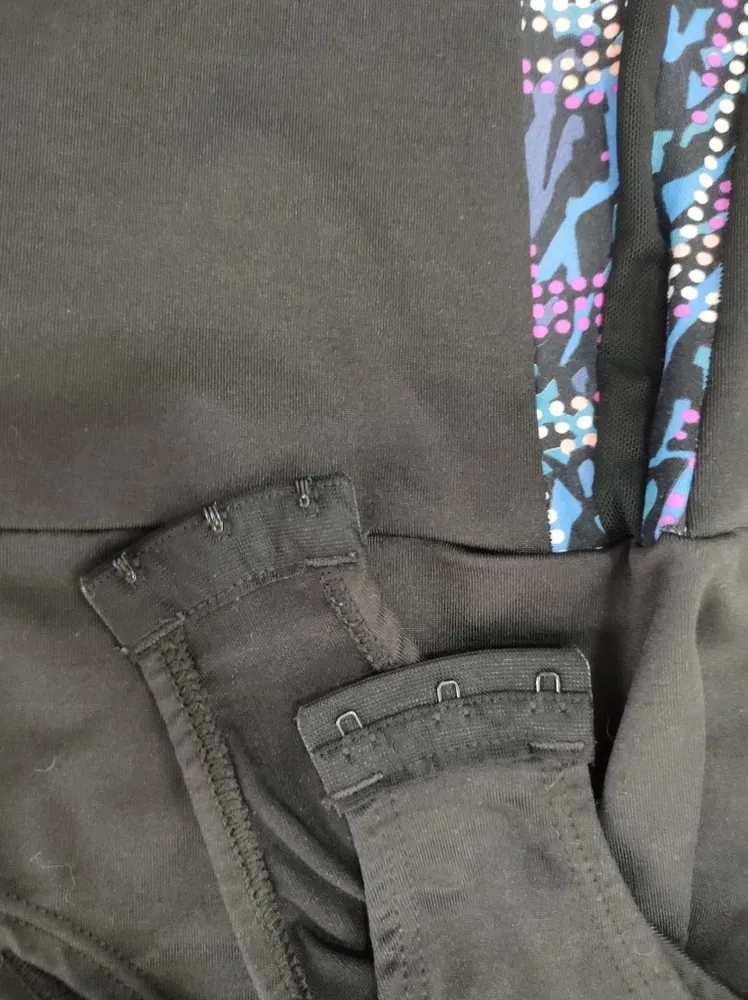 Body Decote V Tule Com Estampa Abstrata - Tam. P