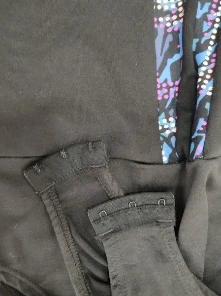 Body Decote V Tule Com Estampa Abstrata - Tam. P