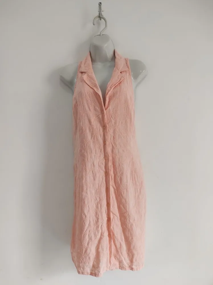 Vestido Chemise Bordado Paisley - Tam. G