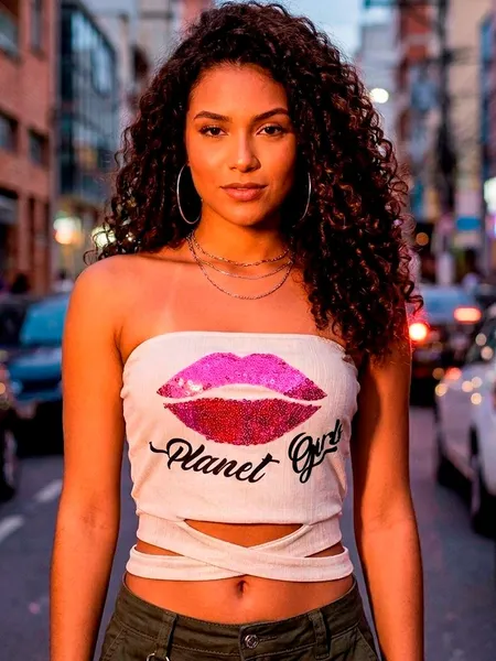 Cropped Planet Girls Novo - Tam. P