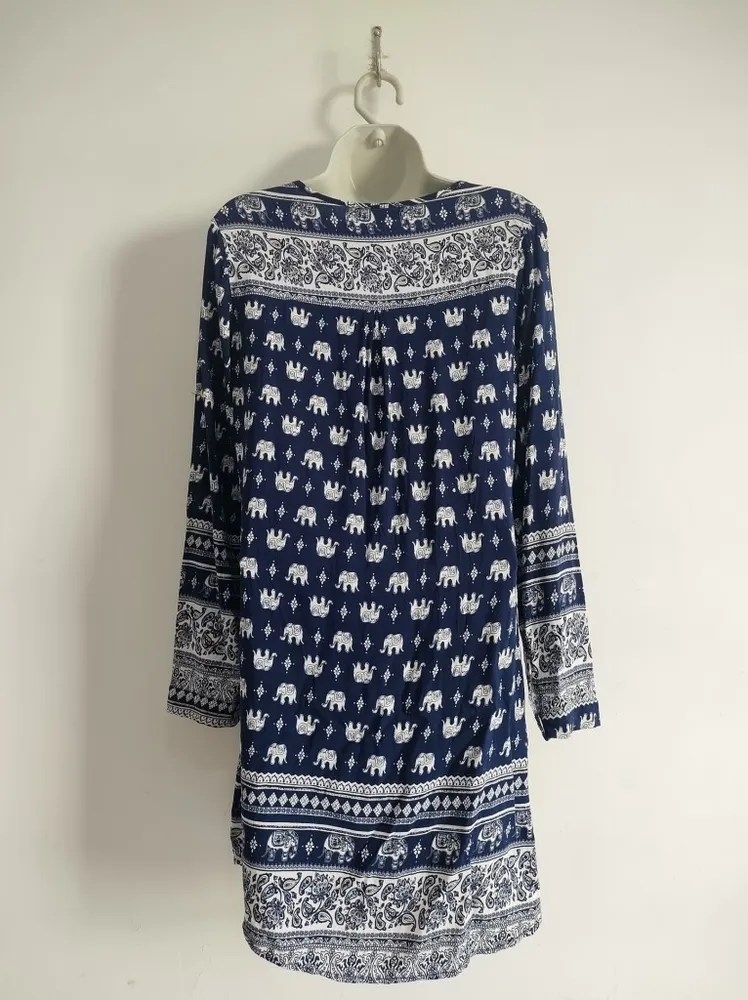 Vestido Túnica Indiano Pedraria - Tam. M