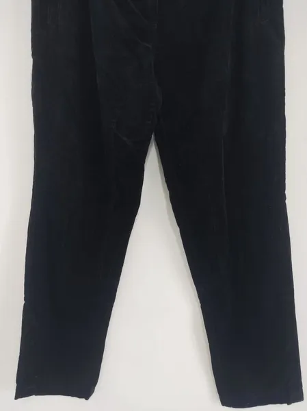 Calça Preta de Veludo Cotelê - Tam. 42