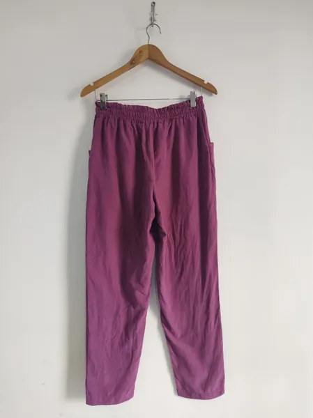 Calça Roxa de Suede - Tam. M