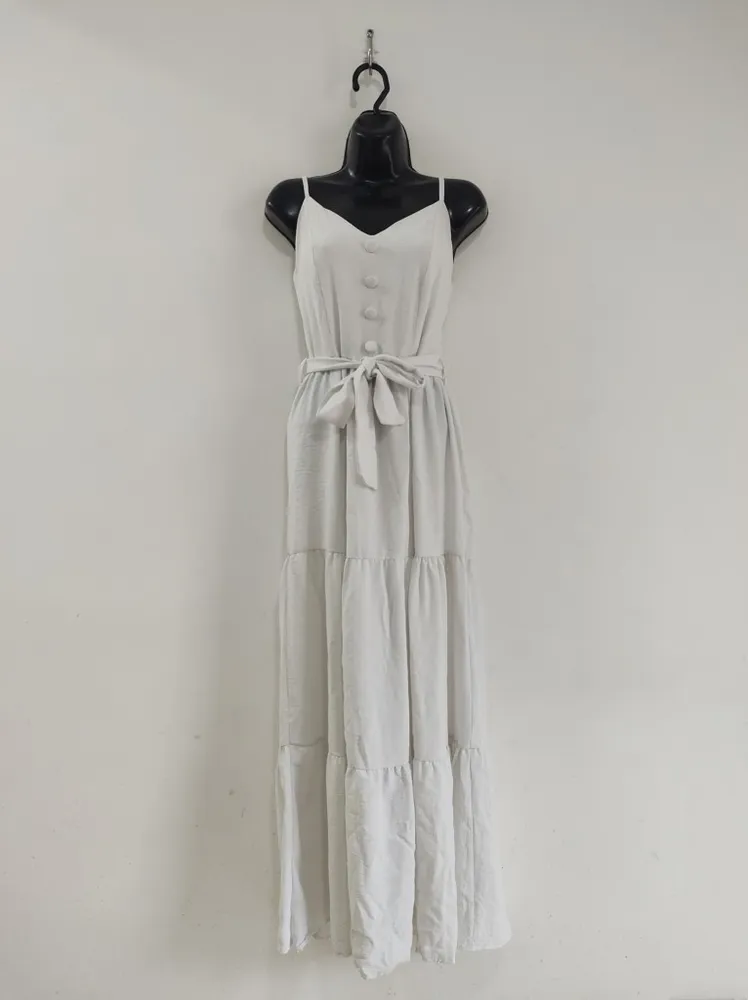 Vestido Duna Off White Longo - Tam. M