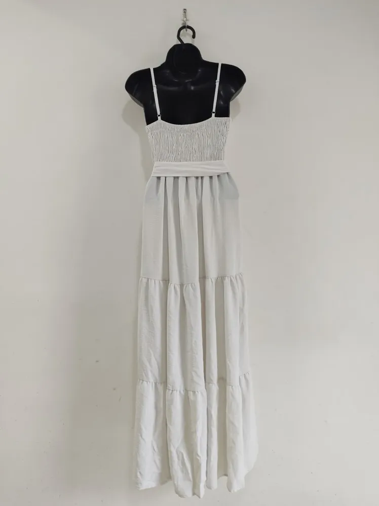 Vestido Duna Off White Longo - Tam. M