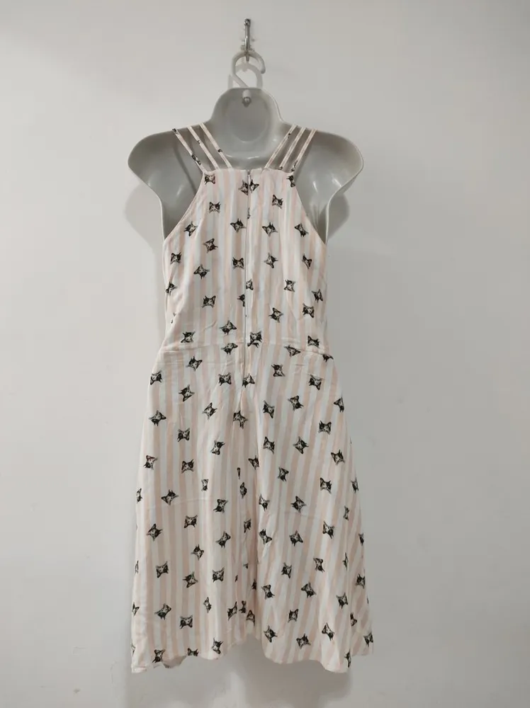 Vestido Estampa de Gatinhos - Tam. P