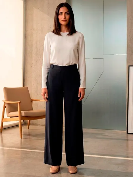 Calça Marinho Pantalona CORI - Tam. 38