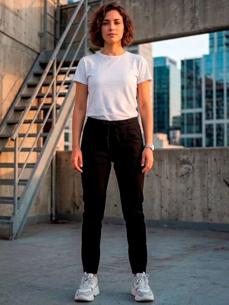 Calça Preta Jogger - Tam. 36