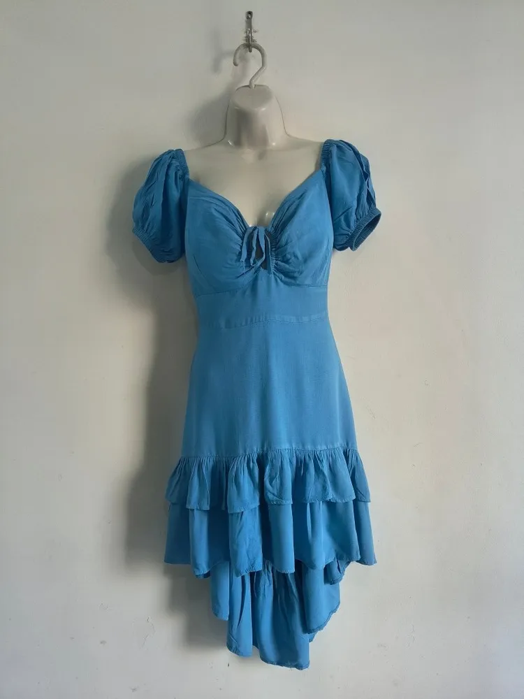 Vestido Mullet Azul - Tam. M