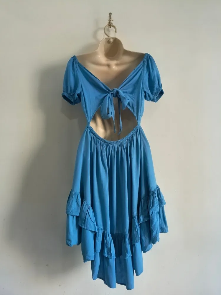 Vestido Mullet Azul - Tam. M