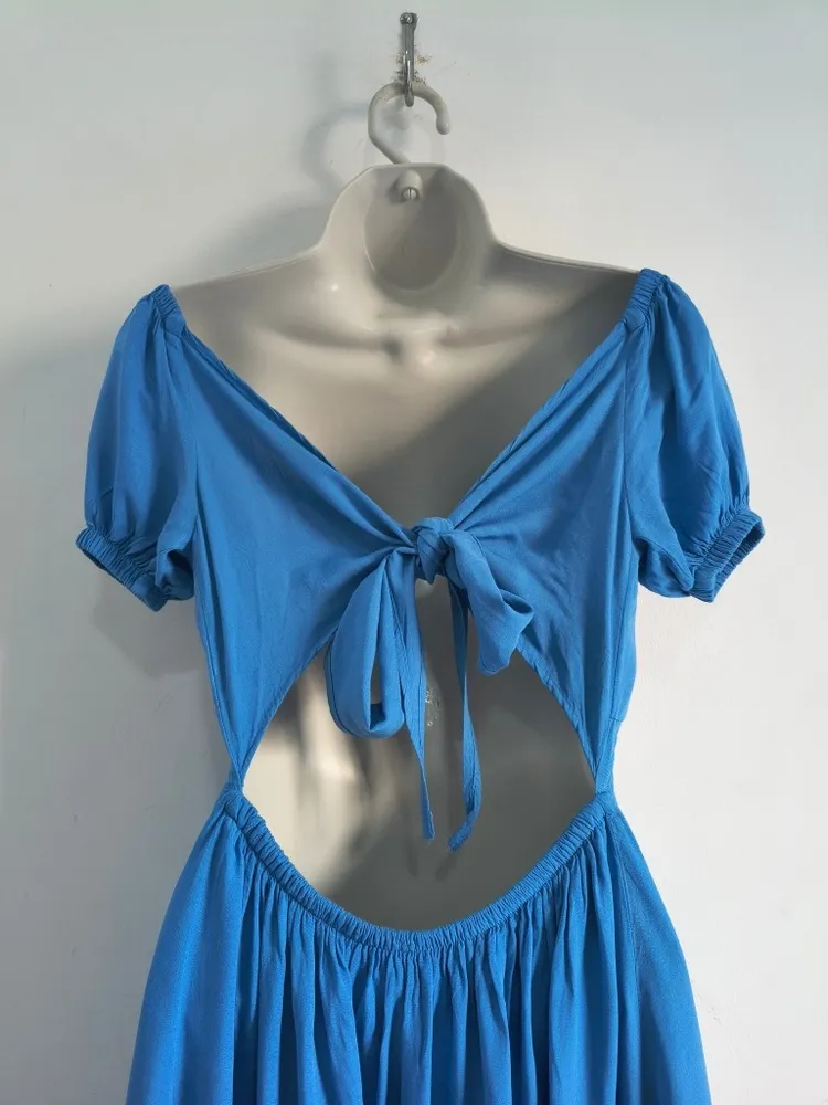 Vestido Mullet Azul - Tam. M