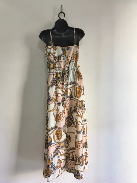 Vestido Longo Estampado - Tam. M