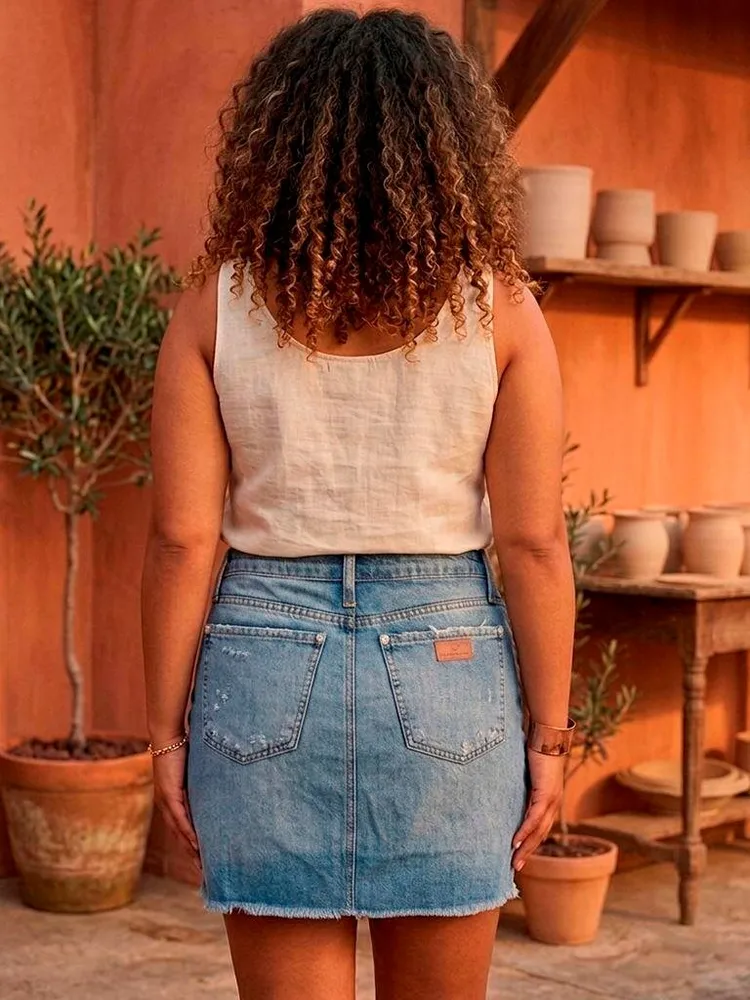 Saia Jeans Damyller - Tam. 42