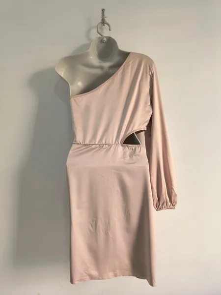 Vestido Manga Única Nude Shein - Tam. M