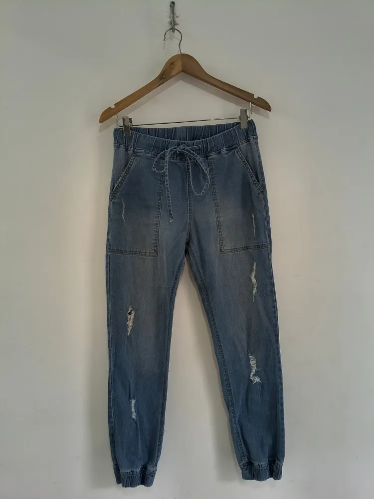 Calça Jeans Jogger Feminina - Tam. 38