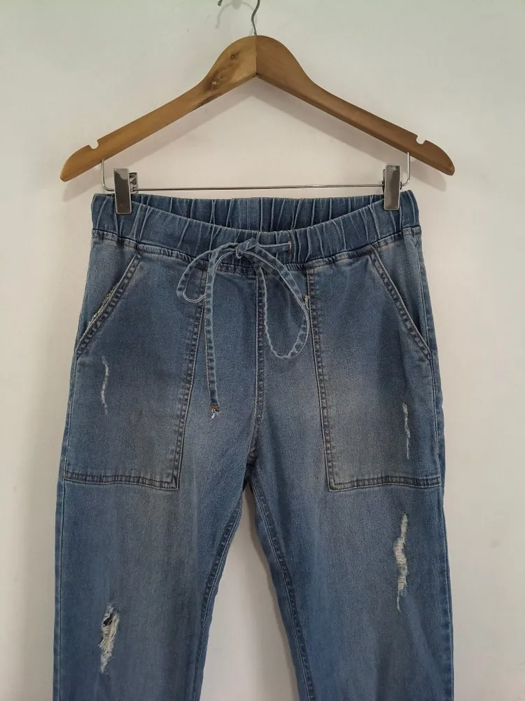 Calça Jeans Jogger Feminina - Tam. 38