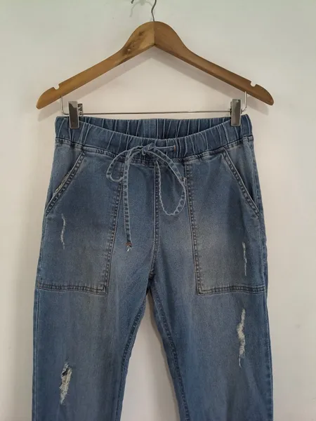Calça Jeans Jogger Feminina - Tam. 38