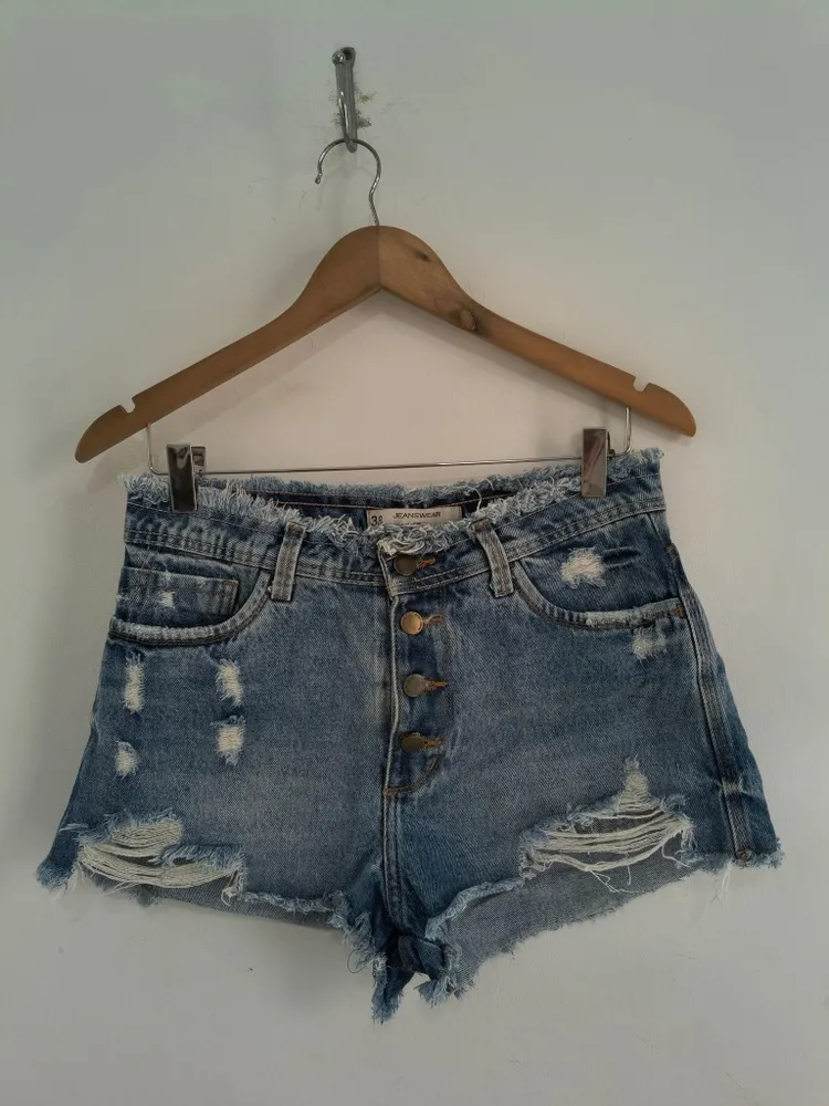 Shorts Jeans Botões Jeanswear - Tam. 38