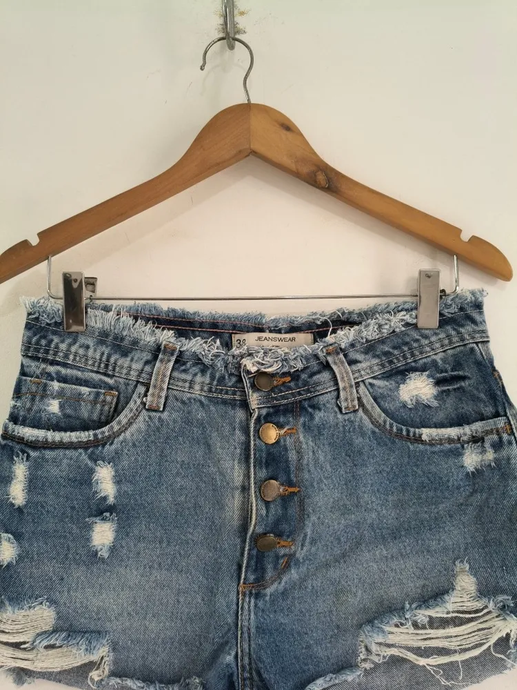 Shorts Jeans Botões Jeanswear - Tam. 38