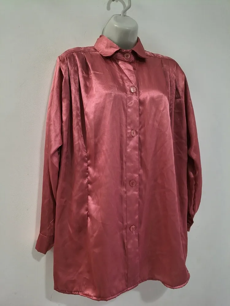 Camisa Coral Acetinada - Tam. XGG