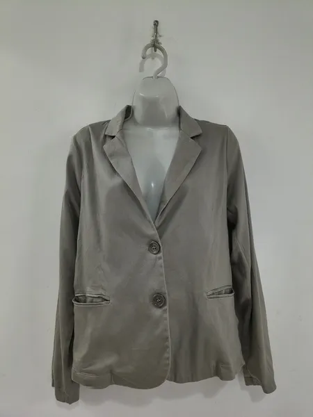 Blazer Feminino Bege Acizentado - Tam. P